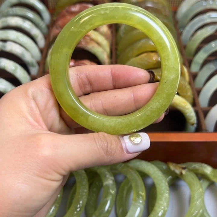 蛇纹石玉合金手镯