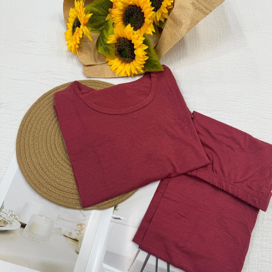 E202 女士汉麻秋衣套装 109