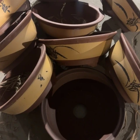 紫砂花盆100-9。100-9