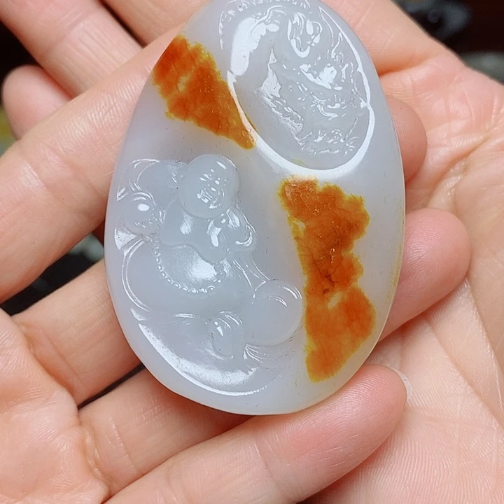 五***节和田玉未镶嵌车挂