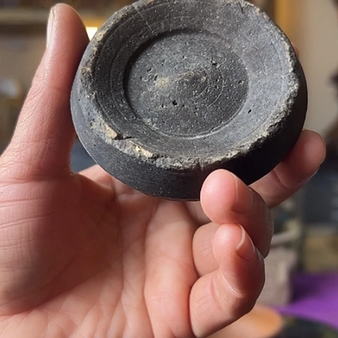 粗砂茶杯明朝碗托，可以做杯垫