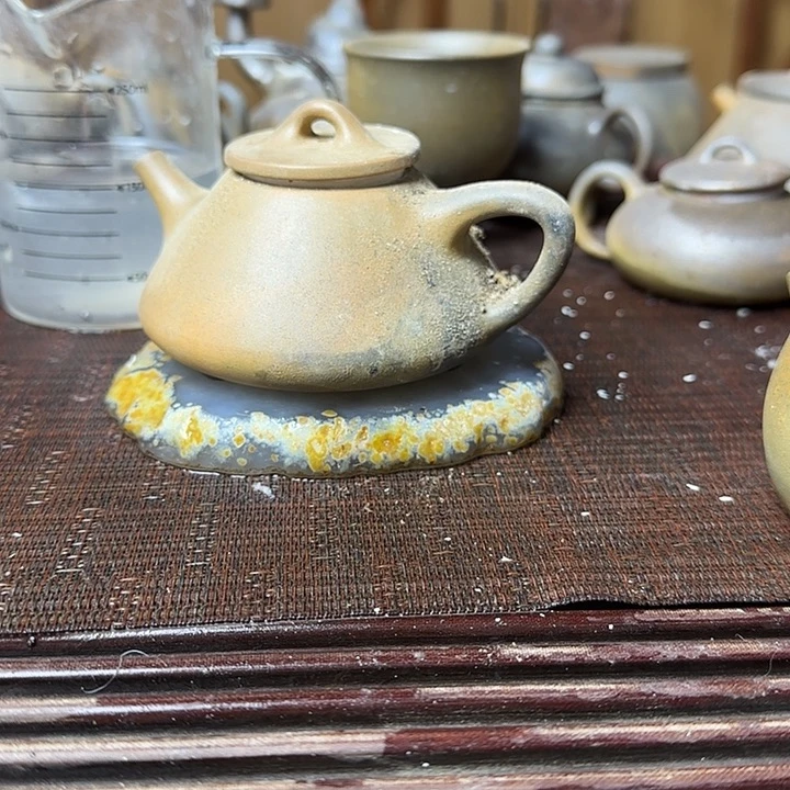 紫砂茶壶坭兴陶龙窑柴烧大寺