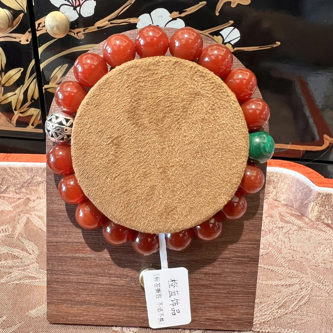 1098-红玛瑙单圈手串
