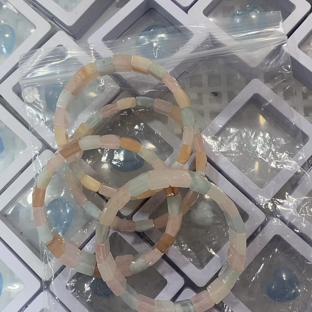 未镶嵌手链水晶摩根石手牌