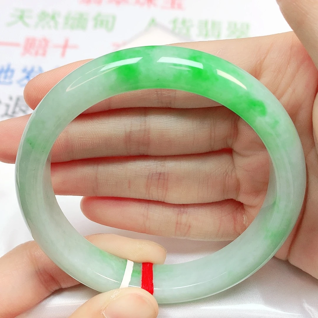 翡翠未镶嵌手镯翡翠手镯58