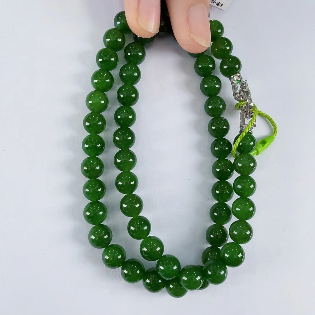 晶***莹和田玉（碧玉）未镶嵌颈饰