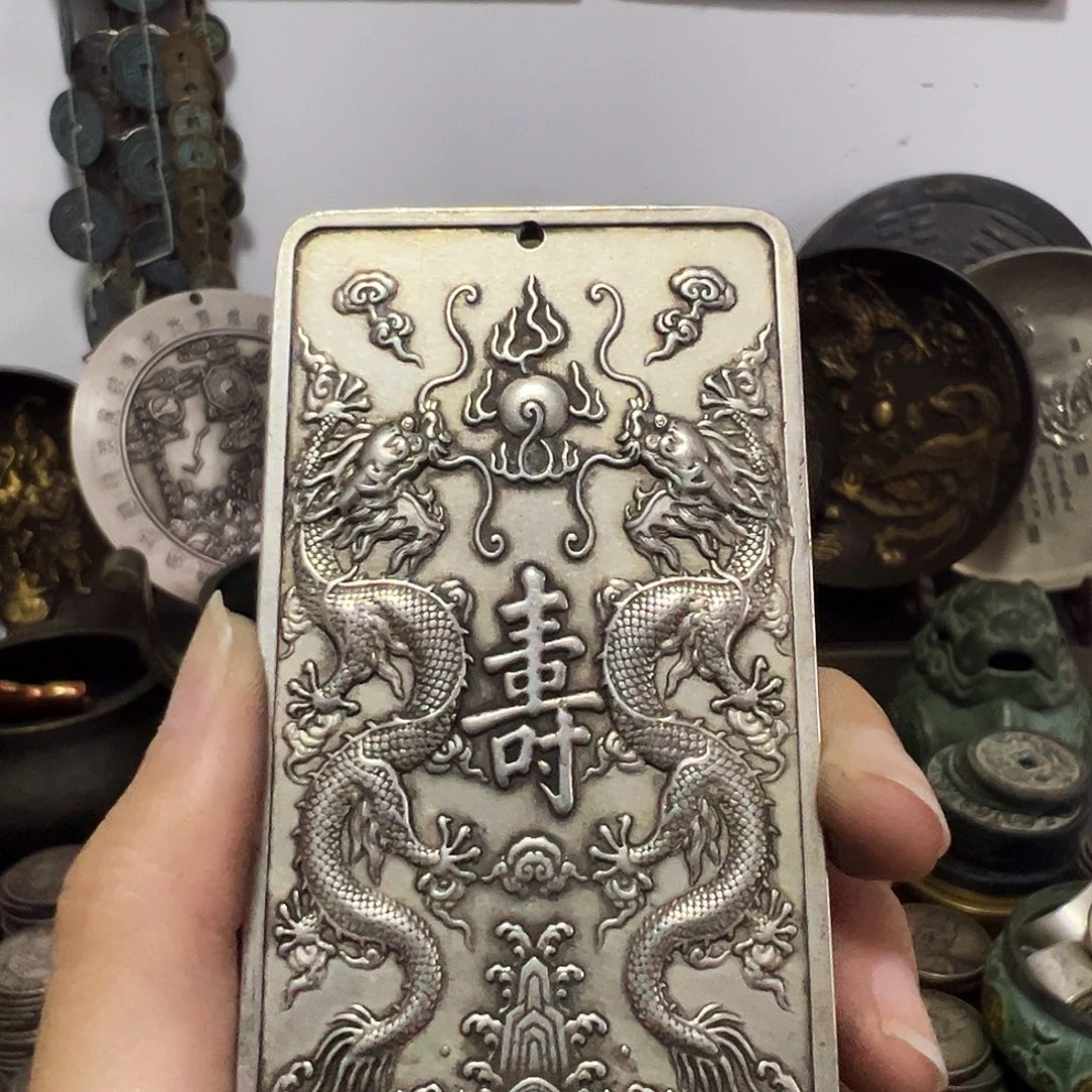 金属复古工艺品龙牌