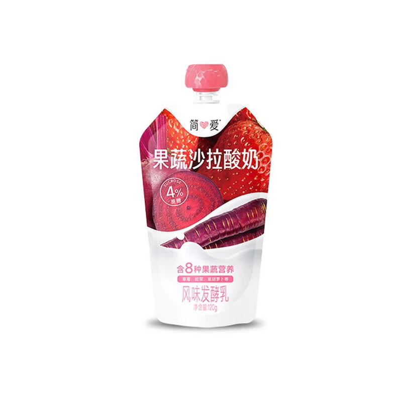 简爱果蔬沙拉草莓甜菜酸奶120g