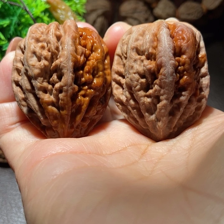 把件文玩核桃东北楸子小雪51