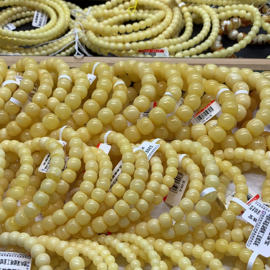 蜜蜡未镶嵌手链蜜蜡