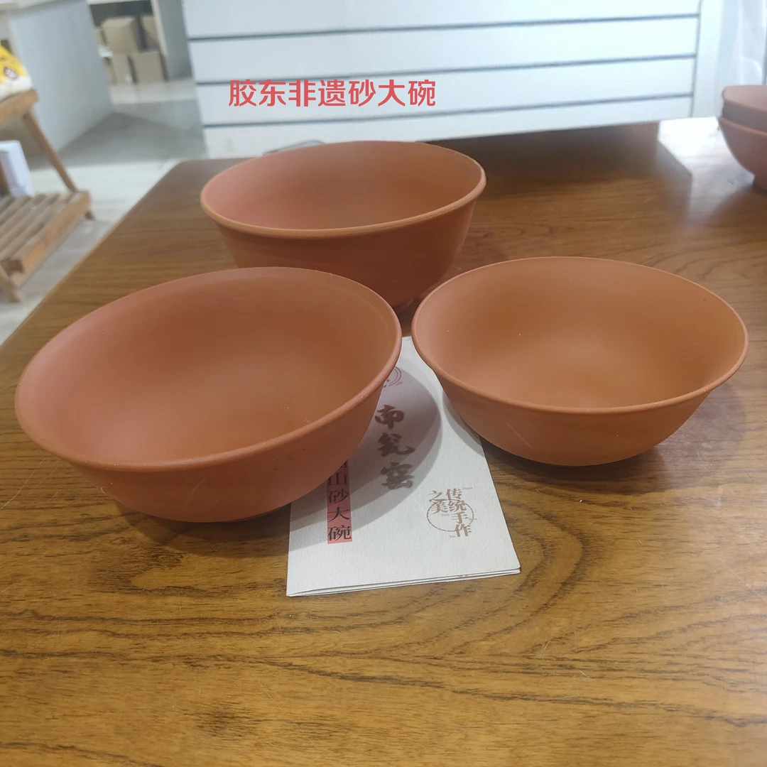 胶东非遗砂大碗纯手工烧制砂碗老式蒸碗