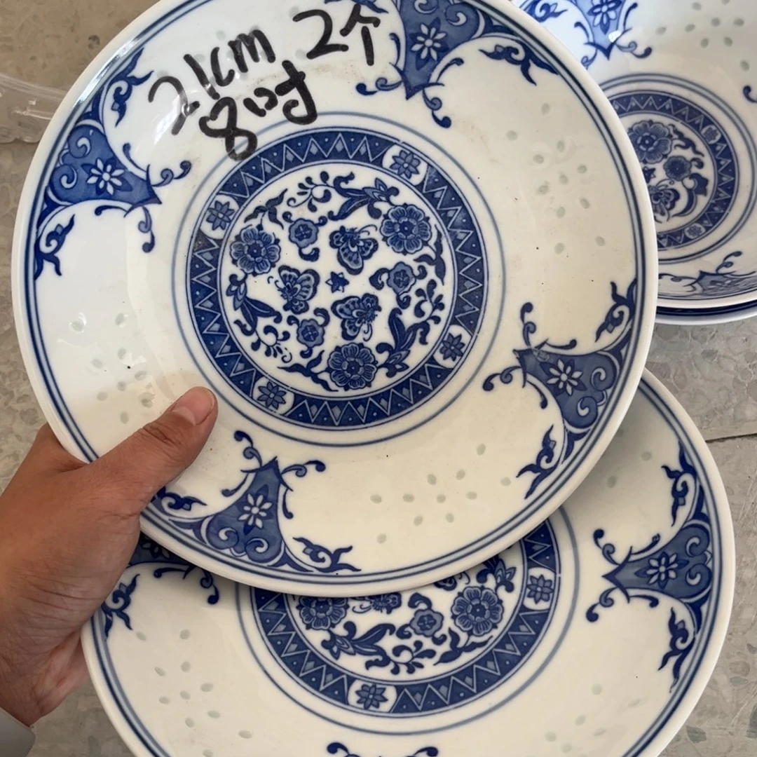 陶摆件景德镇高温细白瓷餐具
