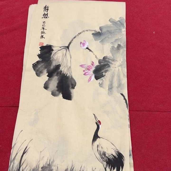 国画花鸟的翅膀和羽毛70.35