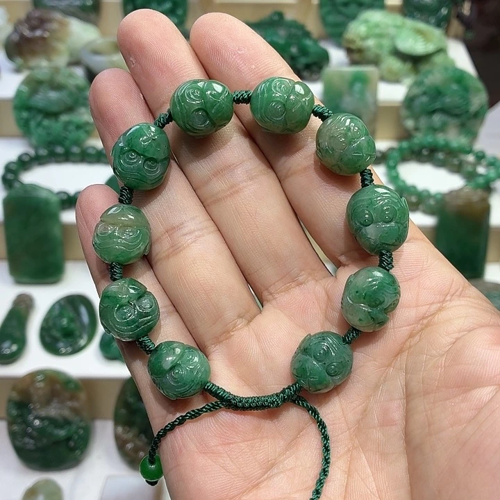 独山玉未镶嵌手串