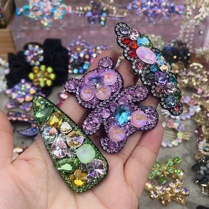 铁合金皮质边夹三个