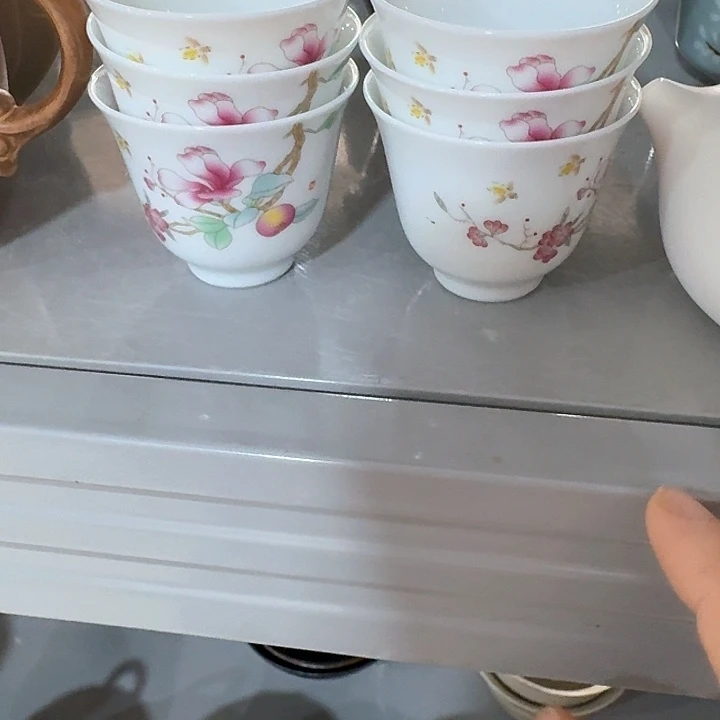 主人杯一个，瓷。品茗