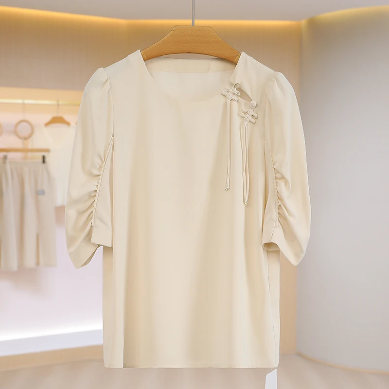 S2016-伍莎服饰云仓百搭时尚新款夏季上衣#RKF46S021