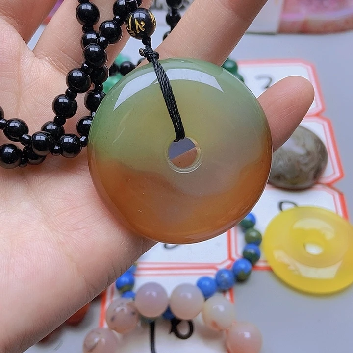 【闪购商品】玛瑙/玉髓珠宝半成品未镶嵌柠**苦