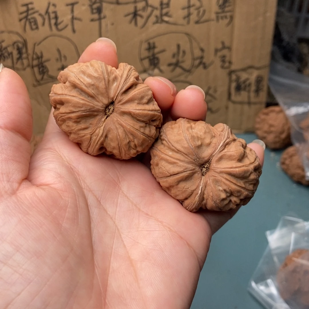 让***想吊坠文玩核桃元宝34