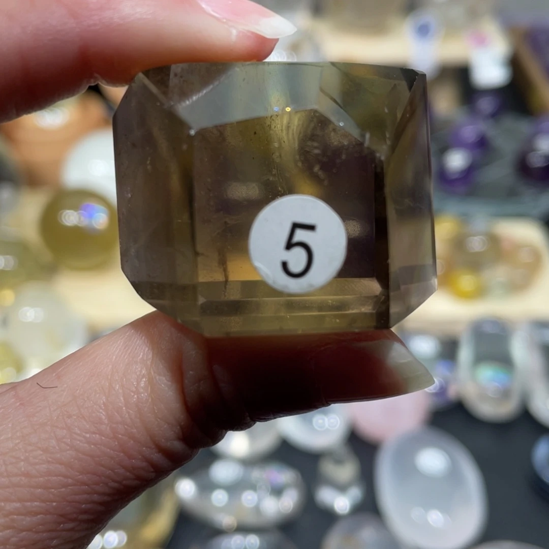 珠宝半成品未镶嵌水晶5蓝针