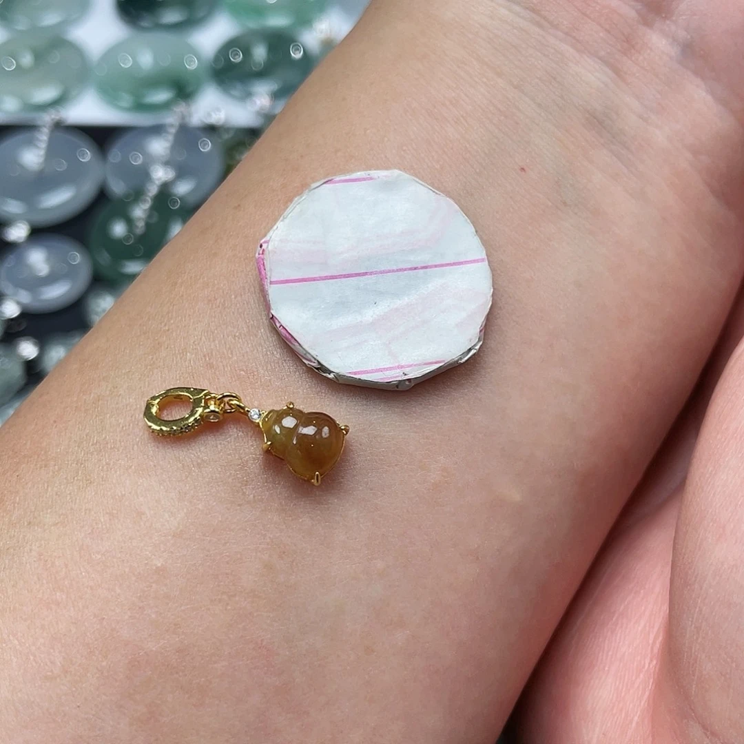 翡翠银S925镶嵌颈饰