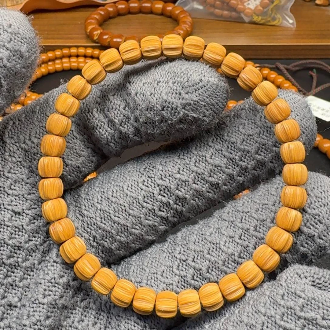 橄榄核手串/手链6.4老挝核尖复刻百香单圈