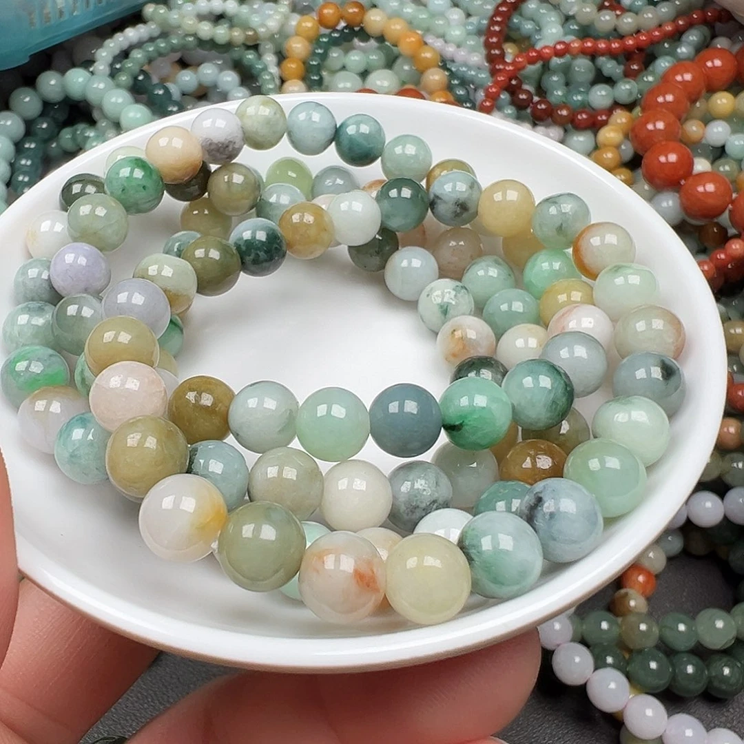 翡翠手链未镶嵌平****货主老华