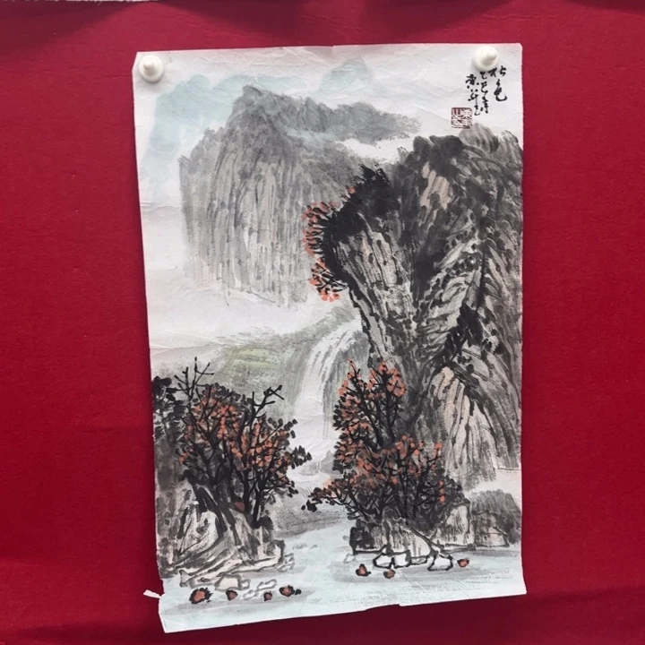 国画绘画作品多次参加全国及