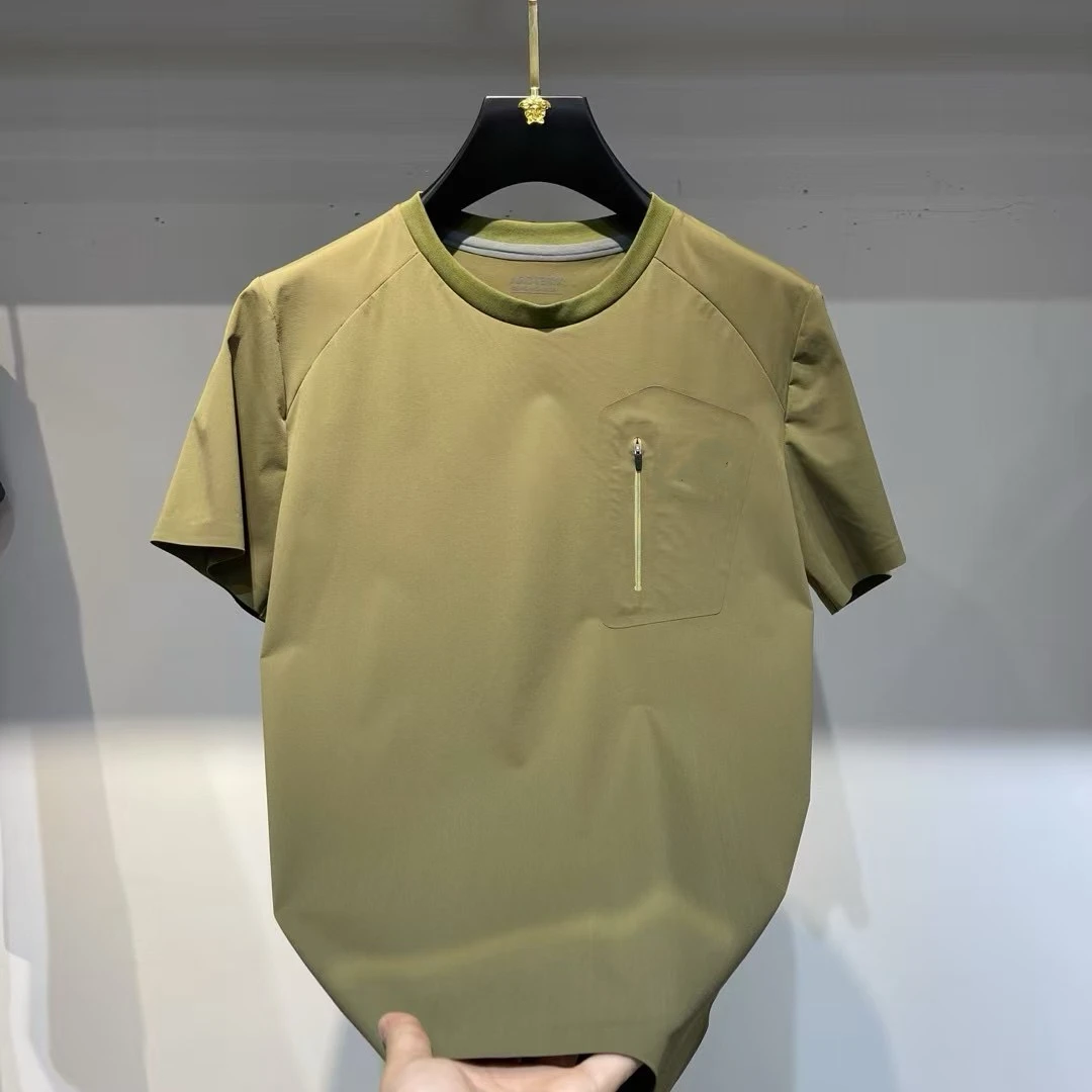 （茑）圆领速干-1253夏季茑新款户外无痕速干圆领半袖T恤1.1