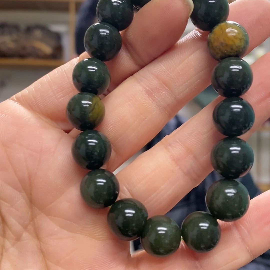 和田玉手串未镶嵌网***丅