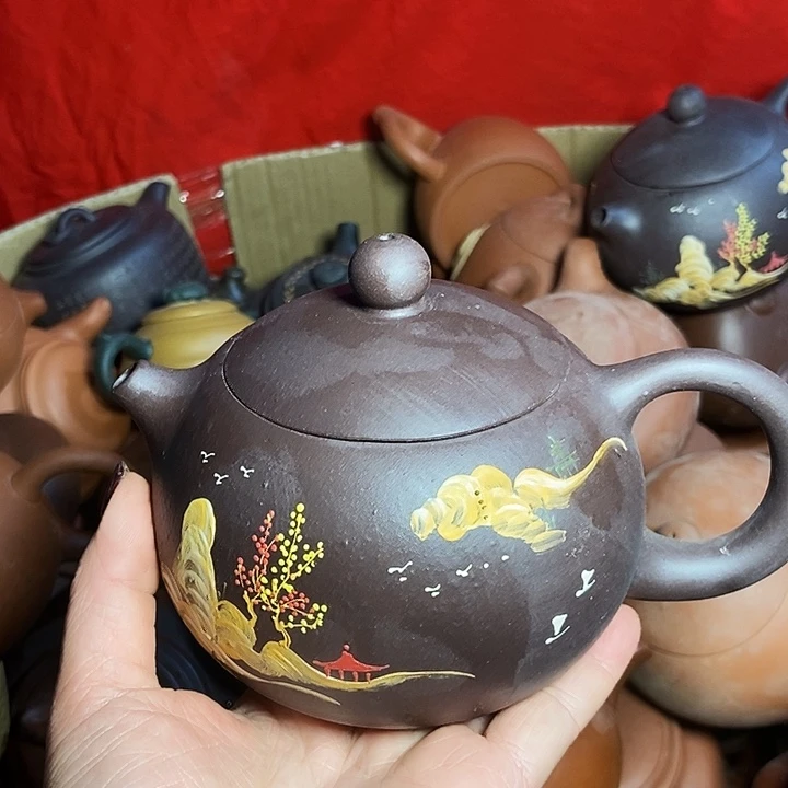 全手工制作宜兴紫砂茶壶