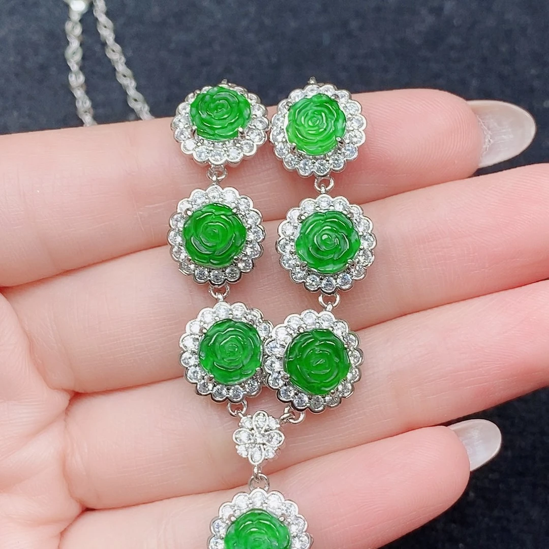 颈饰未镶嵌翡翠翡翠