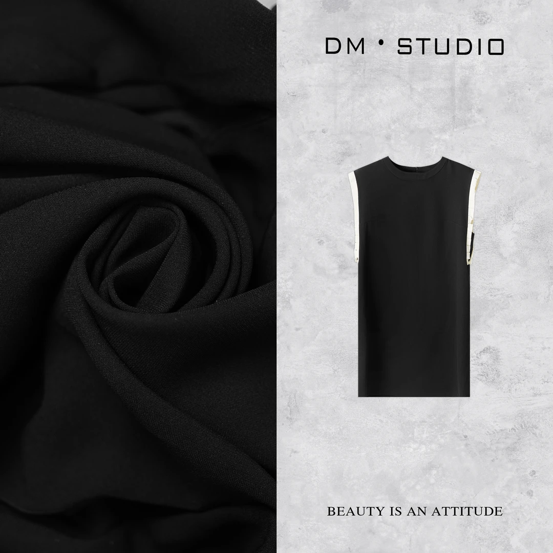 DEDM•STUDIO/100%醋酸气质减龄时尚休闲百搭连衣裙2505LYQ/25069