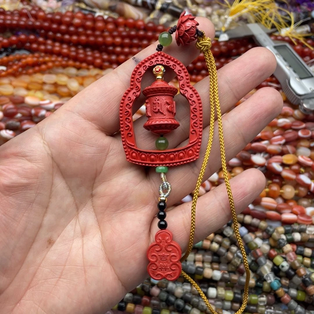 玛瑙/玉髓珠宝半成品未镶嵌一个装车挂件