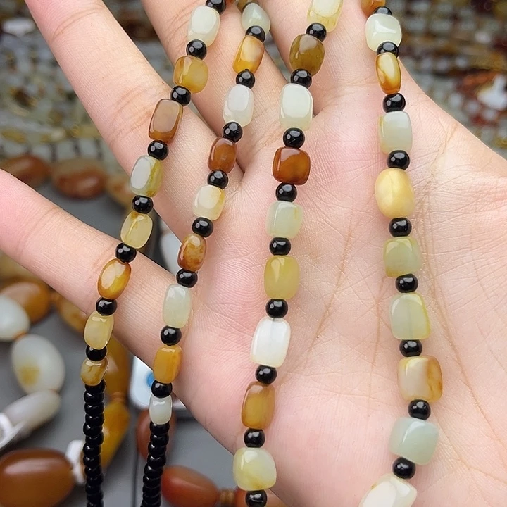 和田玉（糖玉）未镶嵌手链