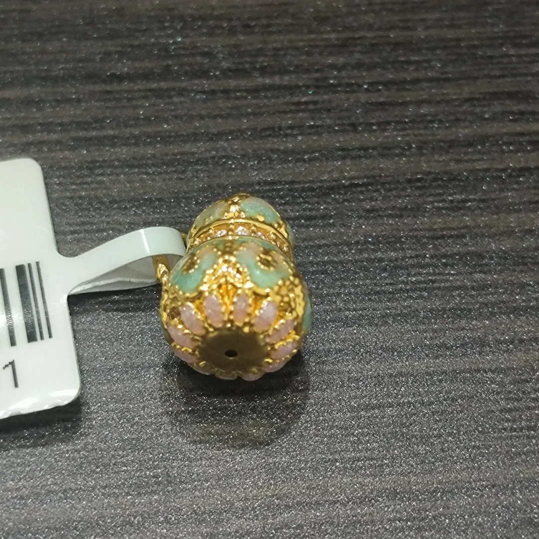 【莹莹专享】足金999饰品 蓝粉葫芦 0.74 ZP 纳金添福