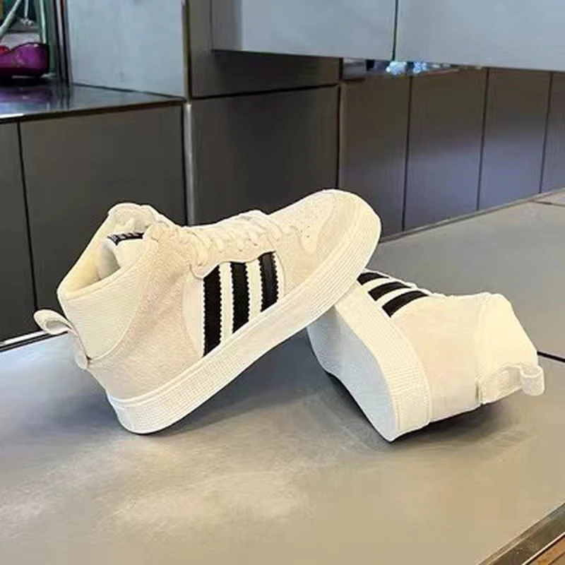 DMXUXM巴黎『设计风』新品好物~力荐！经典高帮保暖舒适厚底休闲板鞋