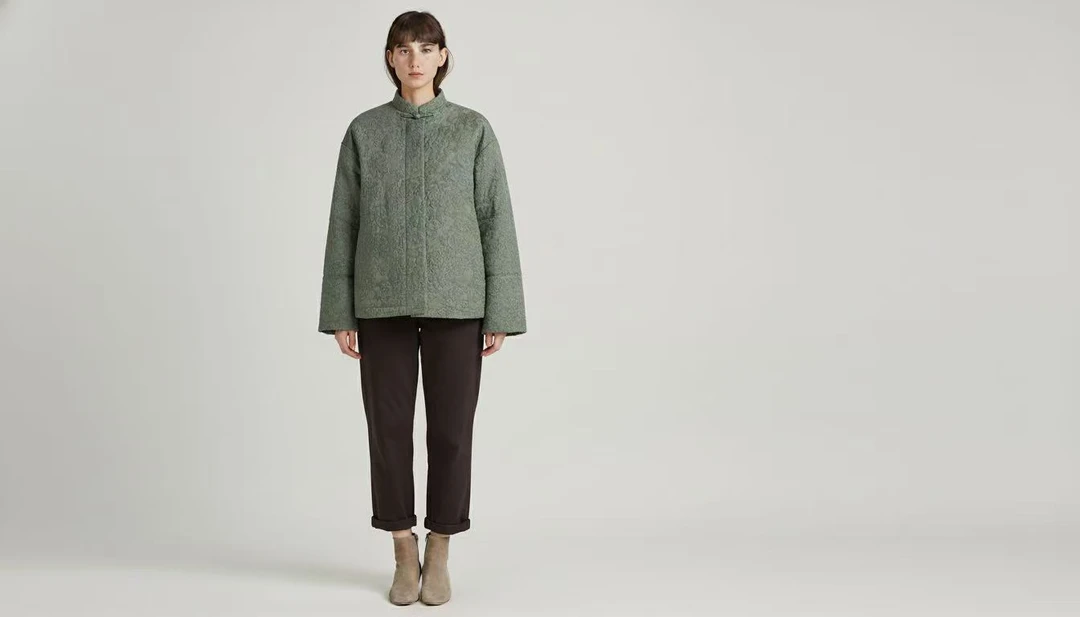 微胖MM秋冬新款高级纯色时尚长款大口袋休闲宽松羽羽外套女 25515