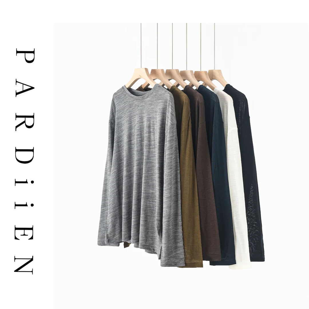 【北总严选】帕迪恩多色精纺长袖圆领打底T恤衫25PD-LW84156