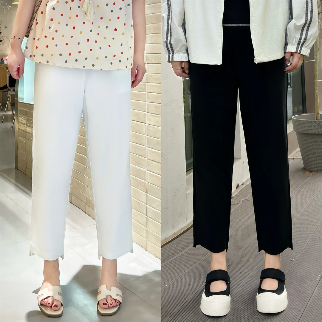 日光初长 / 痞痞di慵懒宽松遮肉萝卜裤4882花契大码200斤胖mm夏季