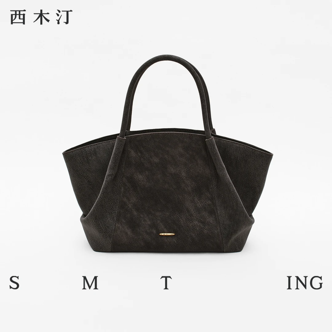 【西木汀】向阳 饺子包通勤腋下包牛皮单肩包百搭秋冬大容量包包女