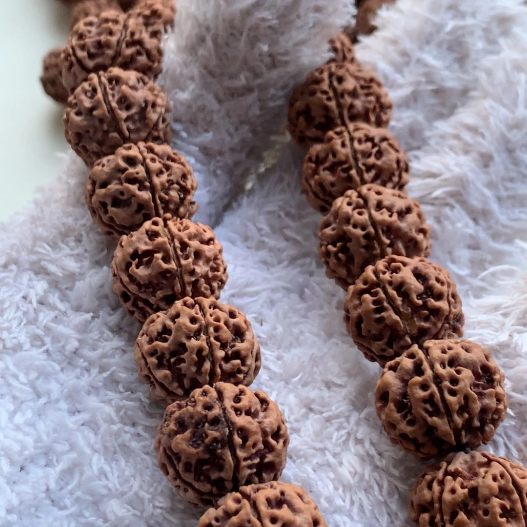 金刚菩提手串小圆桩19尺寸小高货姜黄皮安娜