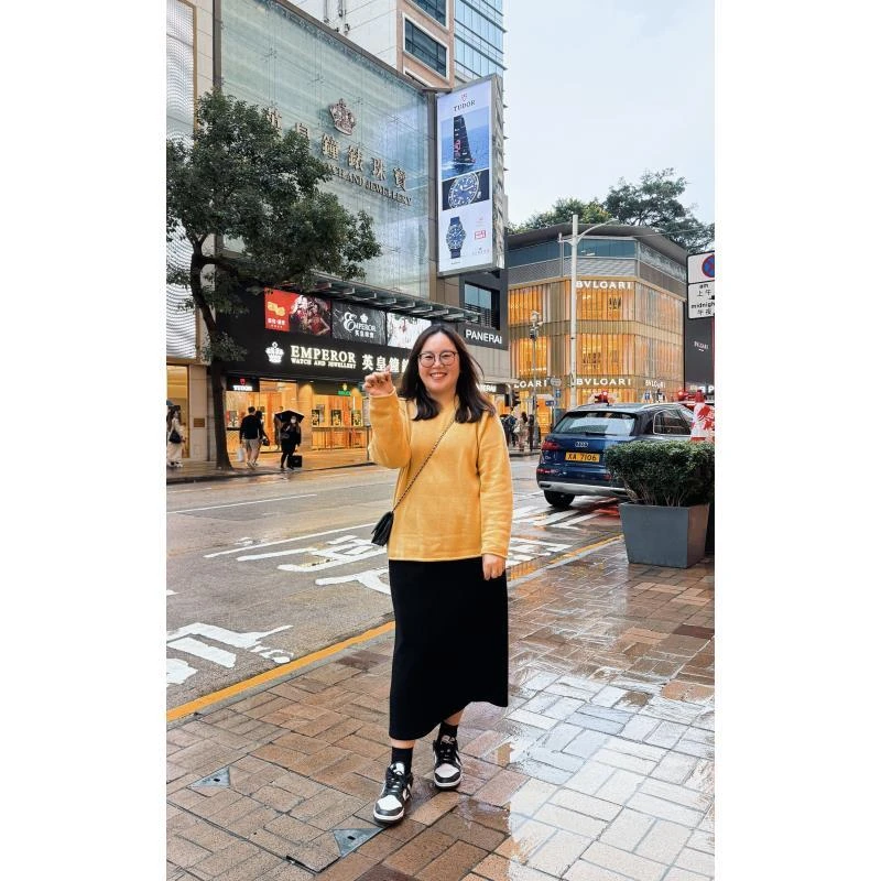 【深圳霞姐】秋冬新品上新大码女装纯色圆领毛衣