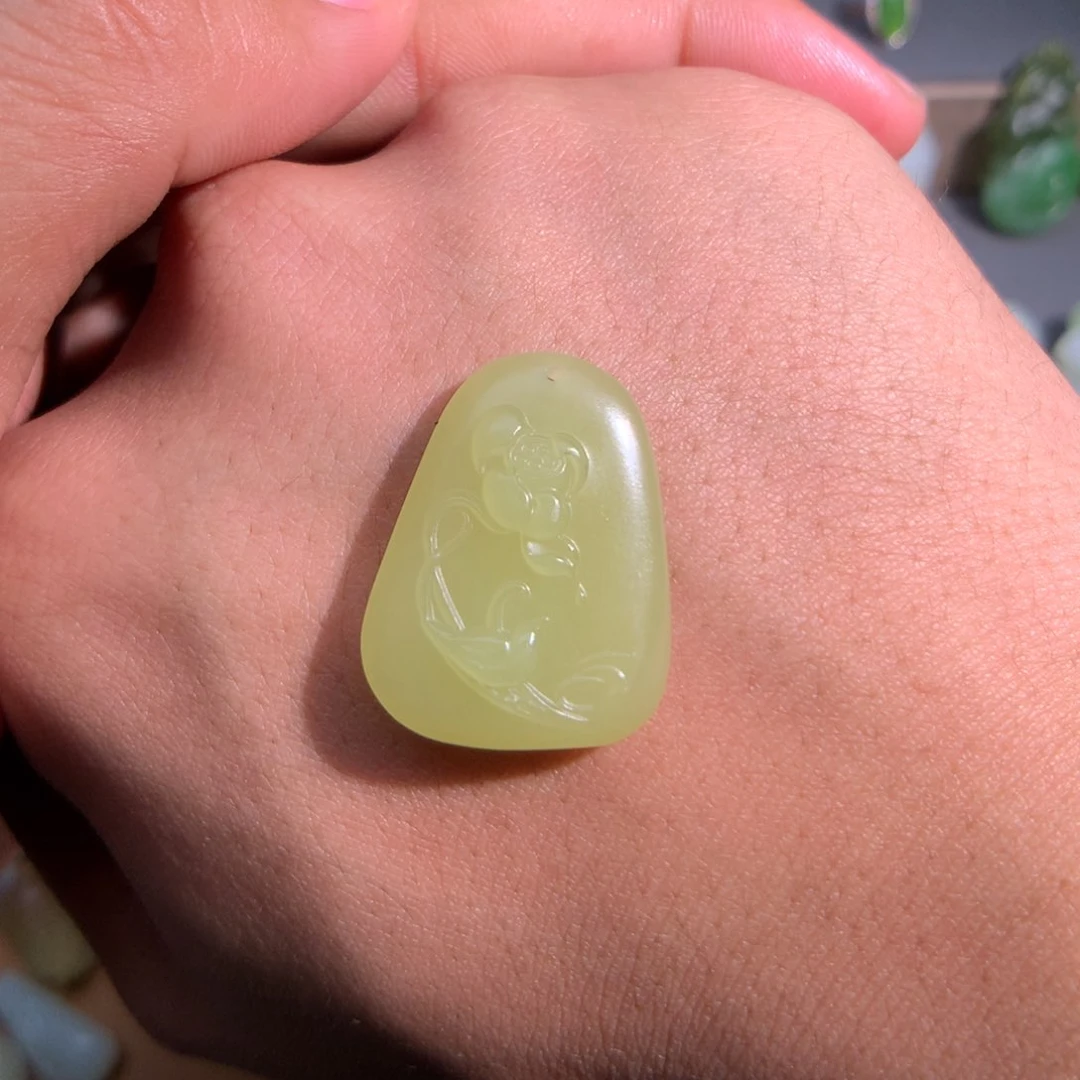 和田玉颈饰未镶嵌?*囍