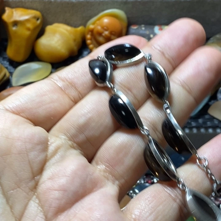石英石纯铜金丝玉手链配带