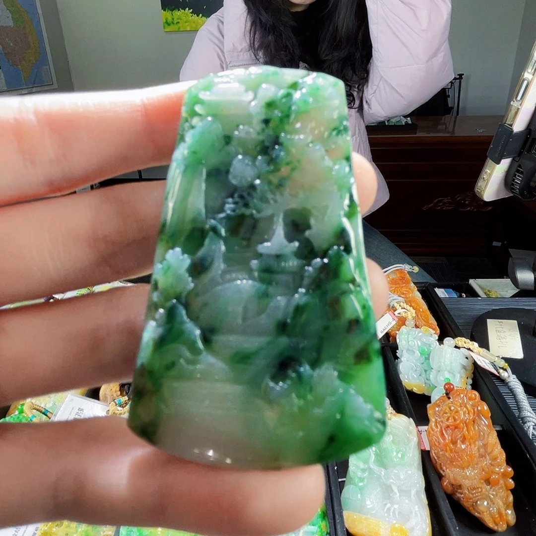 颈饰未镶嵌翡翠翡翠