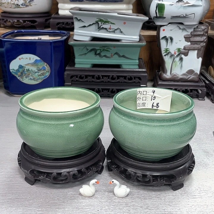 陶瓷精品紫砂花盆精装抢购