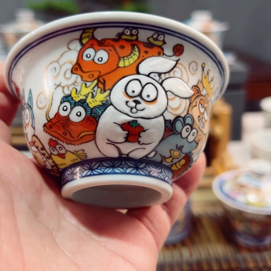 杯景德镇手工手绘