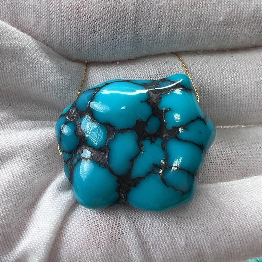未镶嵌绿松石随形 28x14.8mm