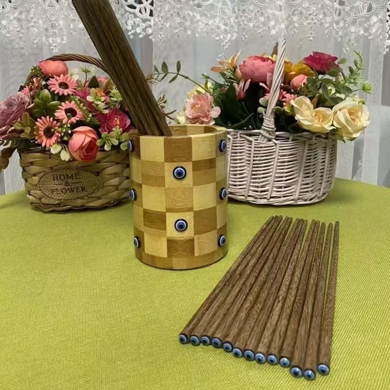 新疆包邮10双筷子 nazar kuz筷子筒一套